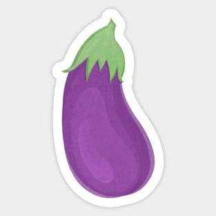 Aubergine Eggplant Veggie Sticker Sticker
